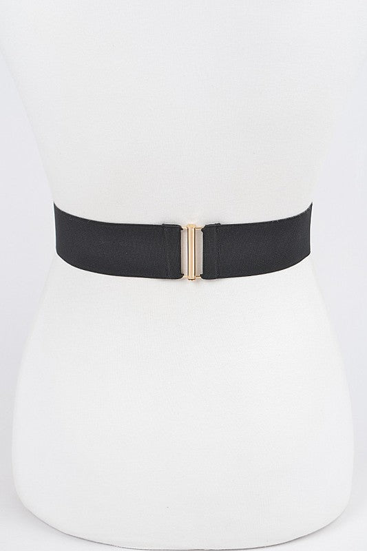 OVERLAP GOLD BAR BELT