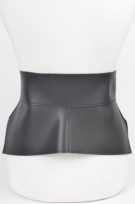 SHORT PEPLUM SKIRT BELT