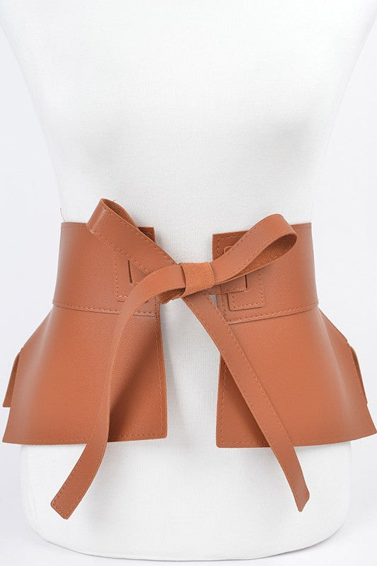 SHORT PEPLUM SKIRT BELT