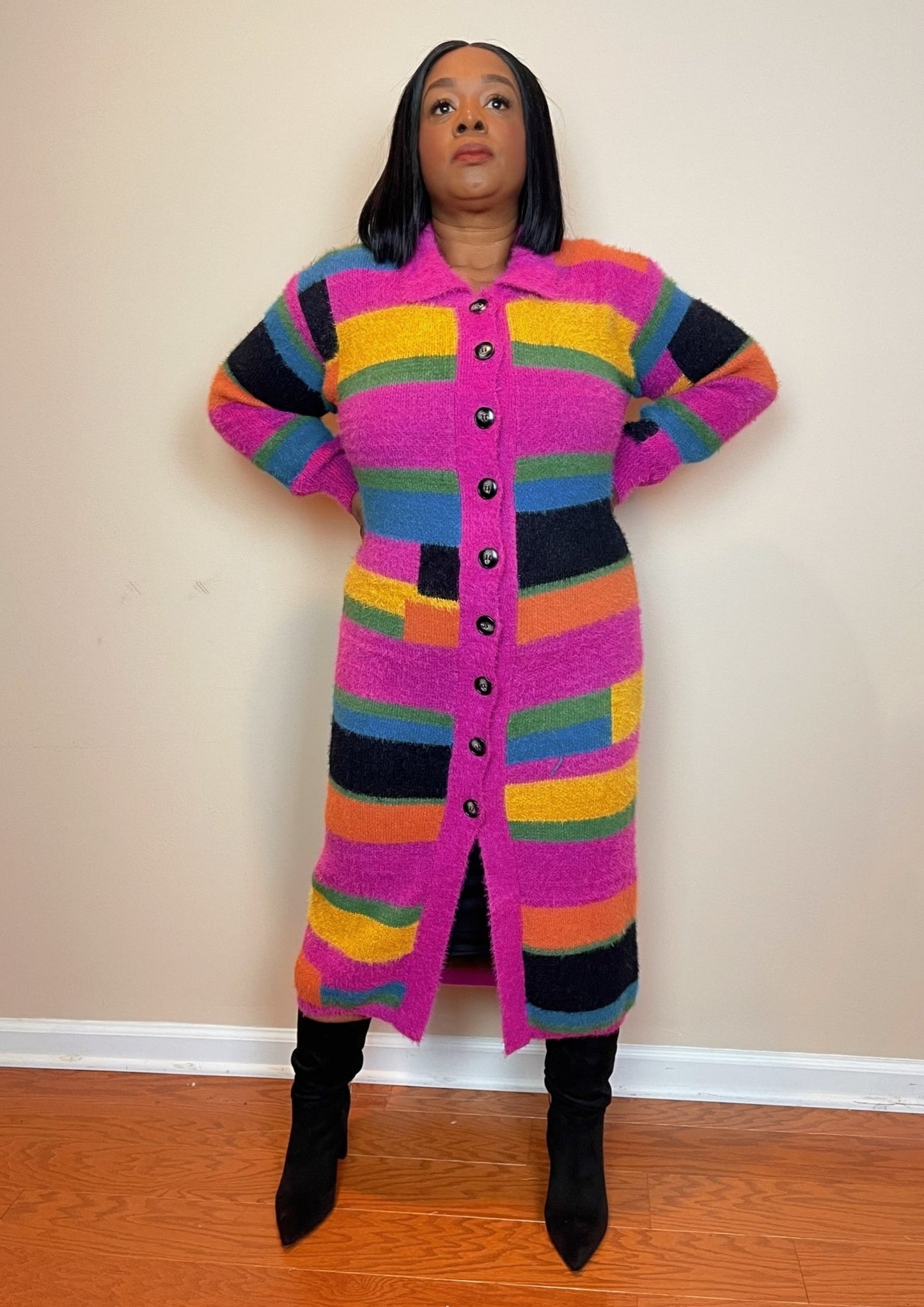 JOSEPHINE SWEATER-FUSCHIA