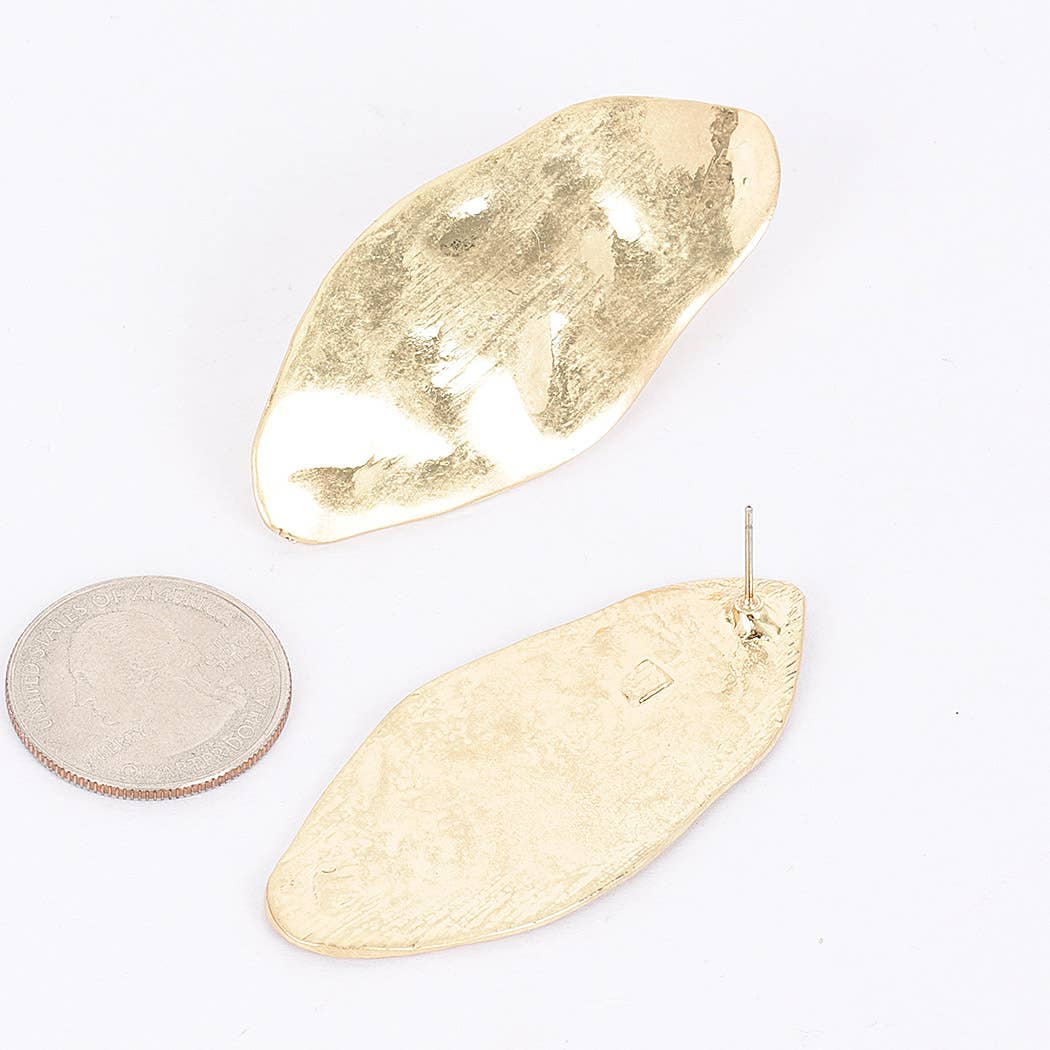 Gold Plated Metal Earring