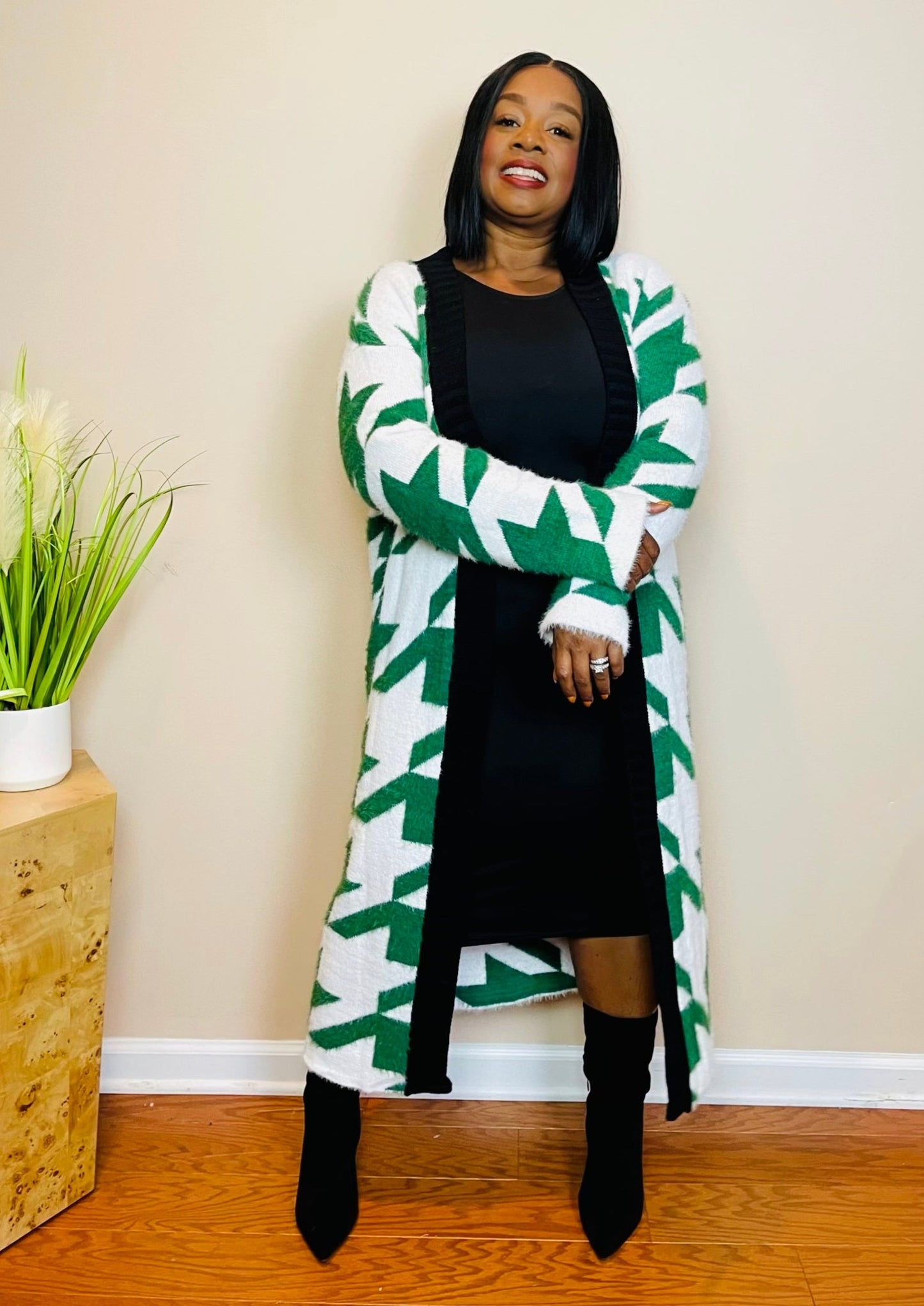 HOUNDING ME SWEATER-GREEN