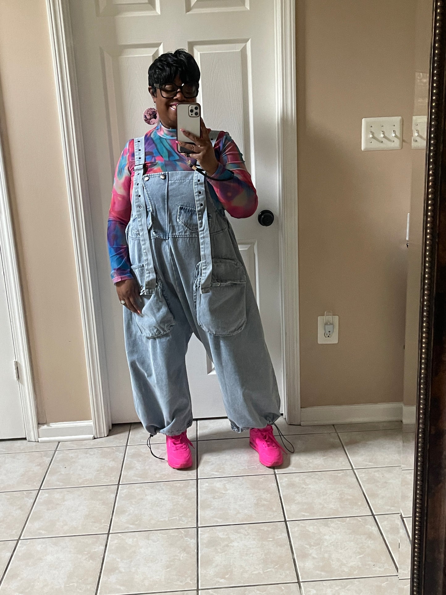SAGGY SWAG JUMPSUIT LT BLUE