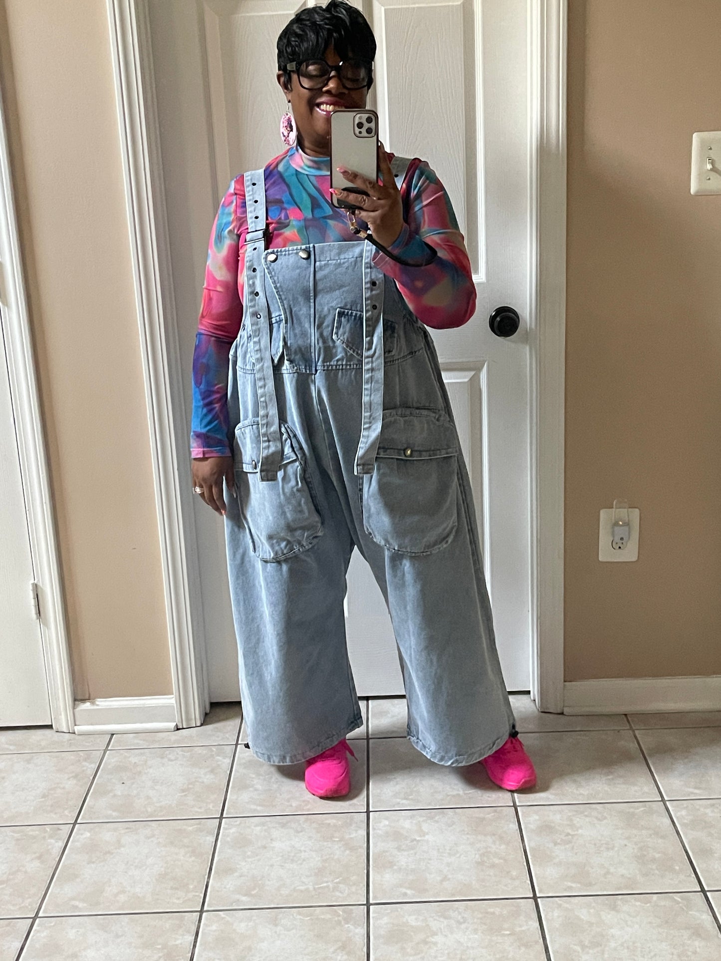 SAGGY SWAG JUMPSUIT LT BLUE