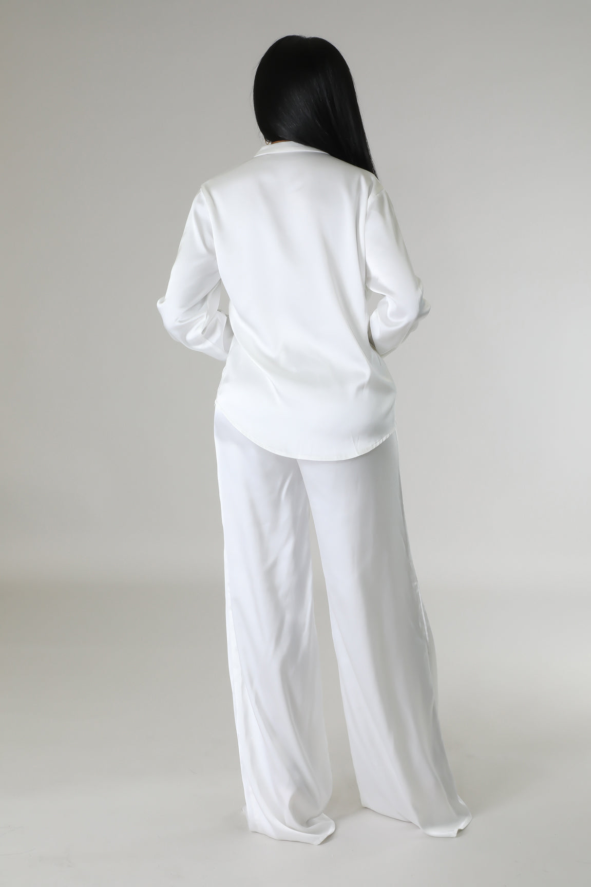 SILK SONIC PANTSET-IVORY