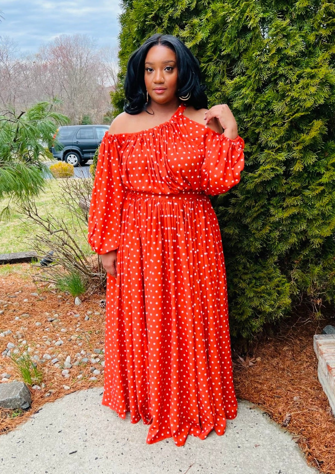 PEEK A BOO MAXI-ORANGE