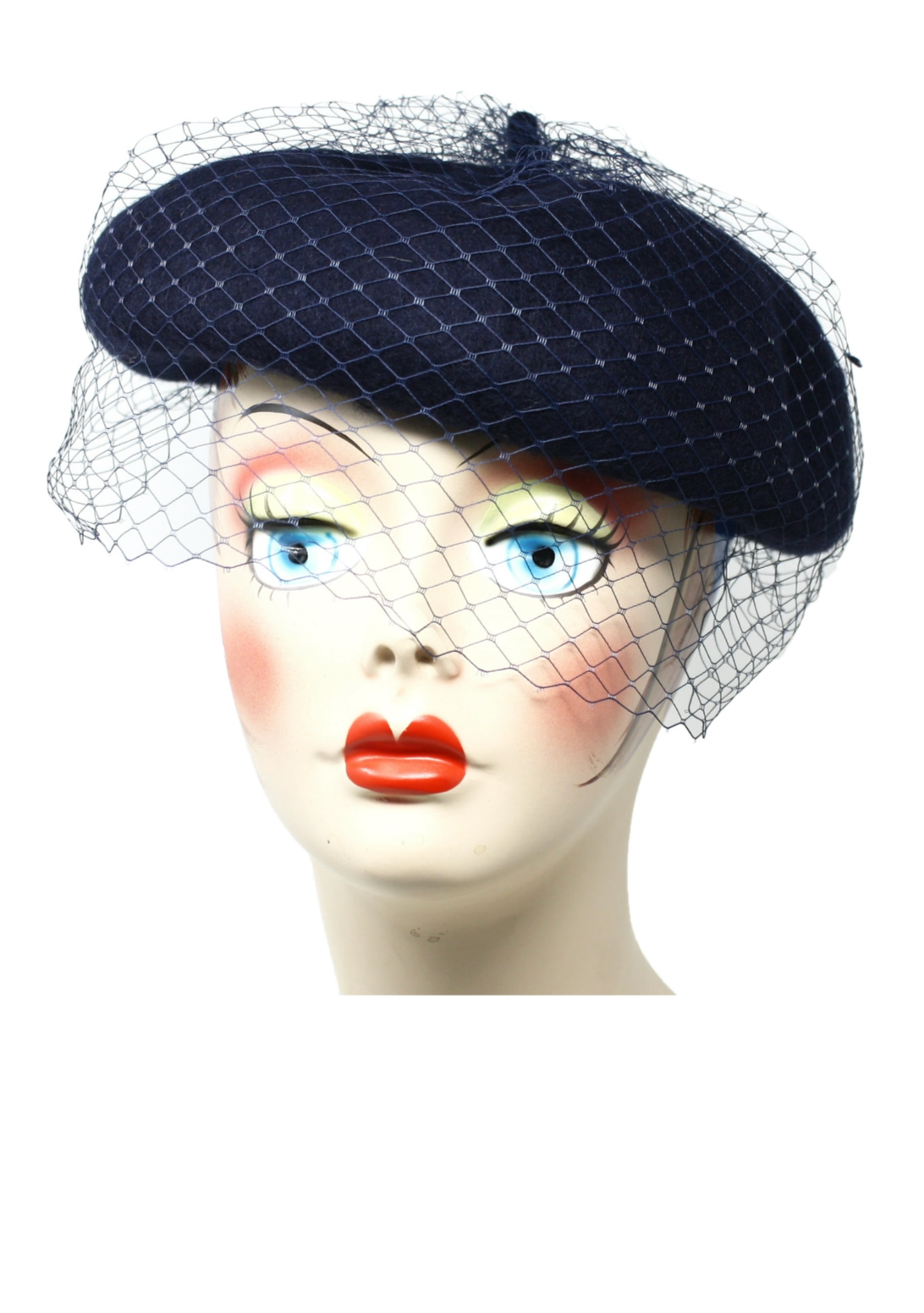 WOOL FISH NET BERET