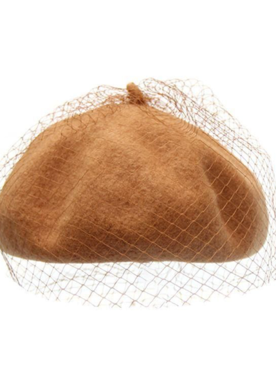 WOOL FISH NET BERET