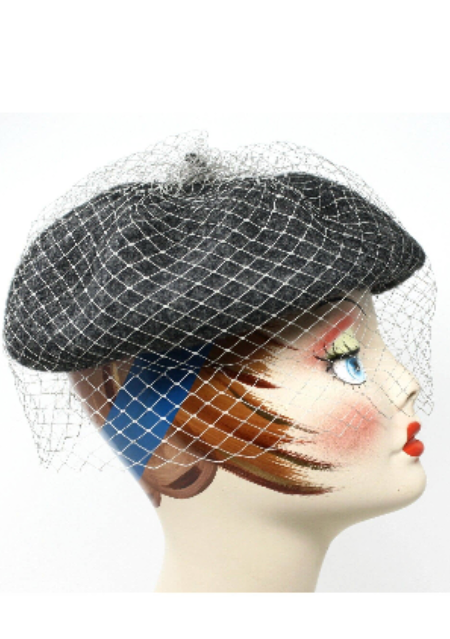 WOOL FISH NET BERET