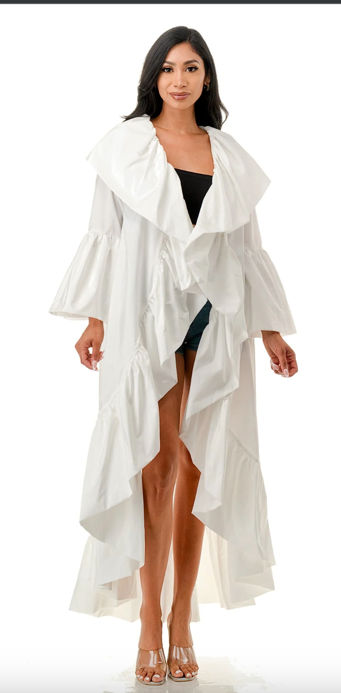 QUIET STORM DUSTER-WHITE
