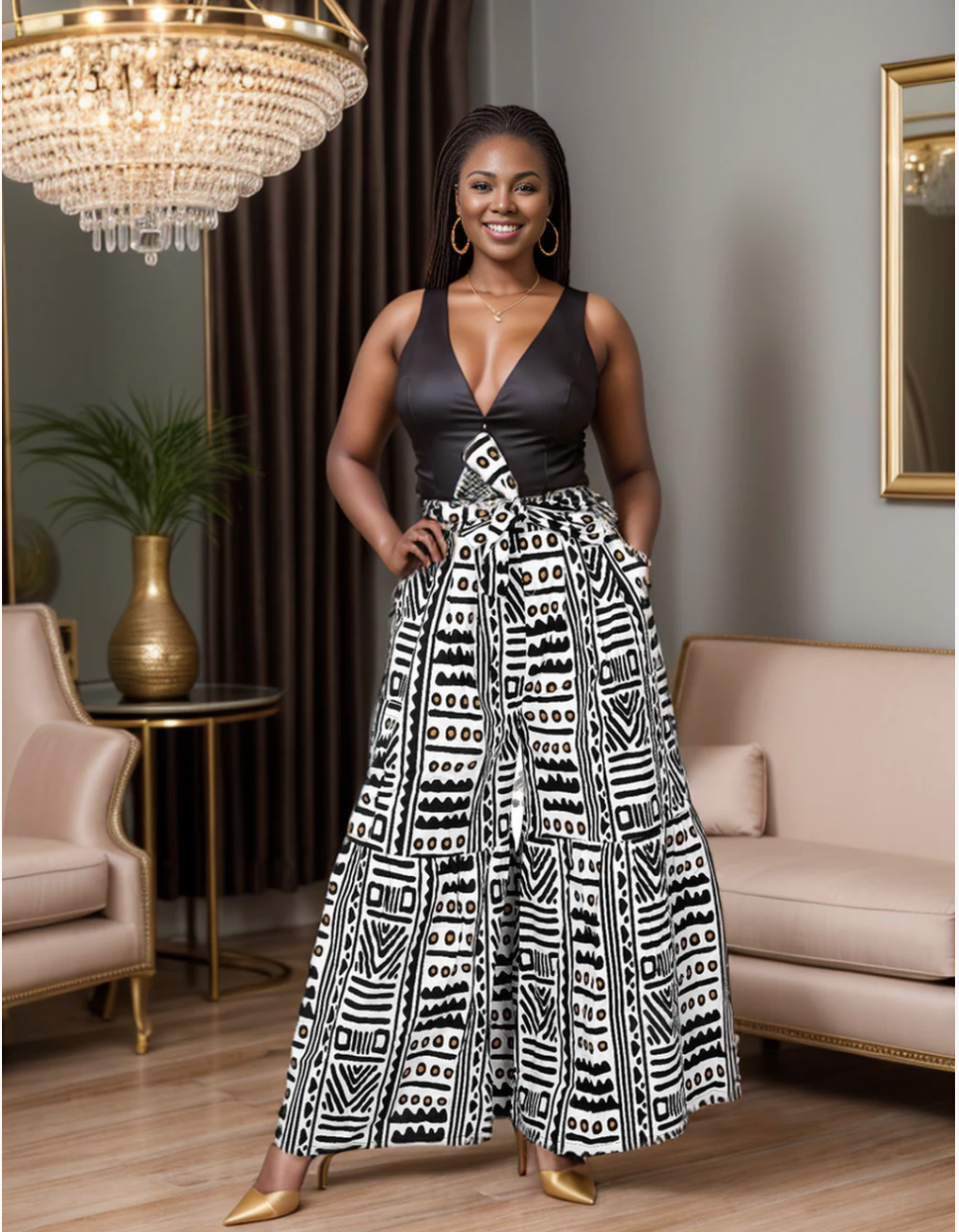 PRISTINE PALAZZO PANTS
