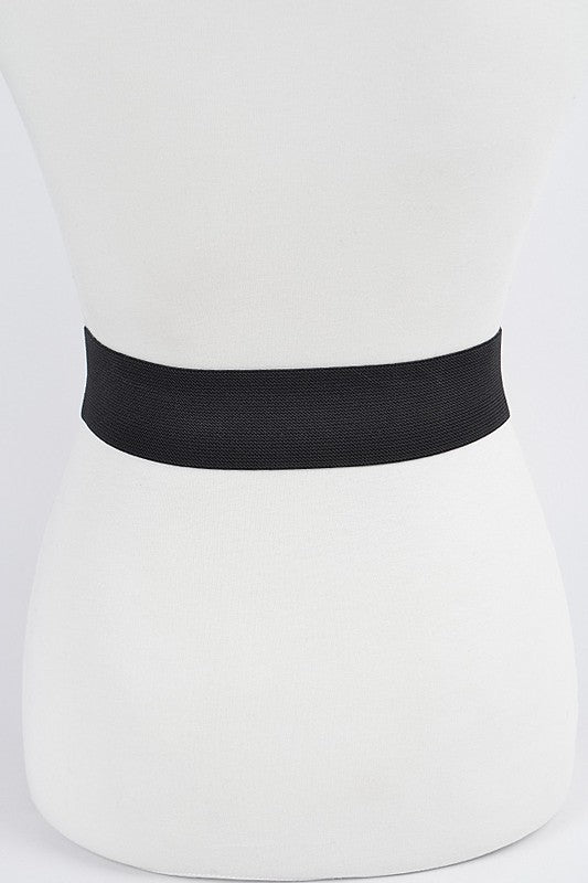 DOUBLE BUCKLE BELT W/ CHAINS
