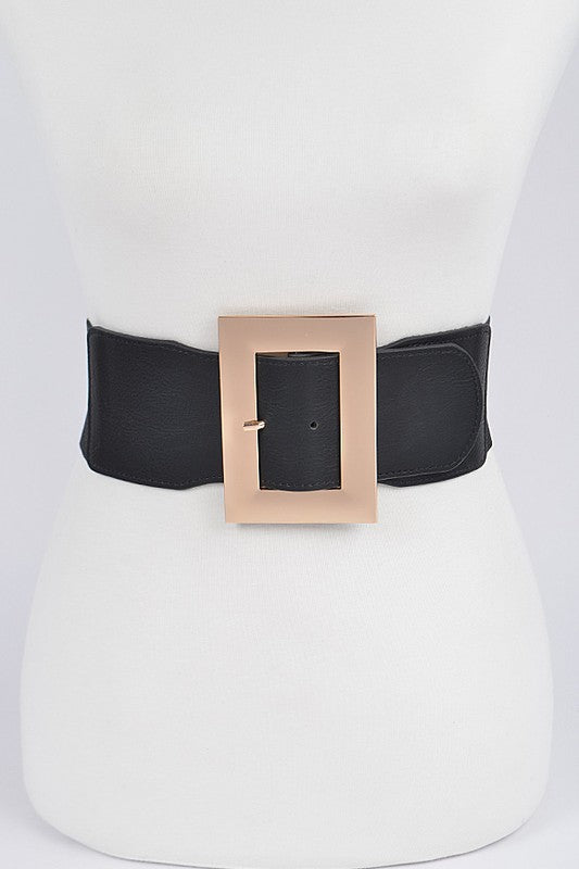 LARGE BUCKLE LEOPARD BELT