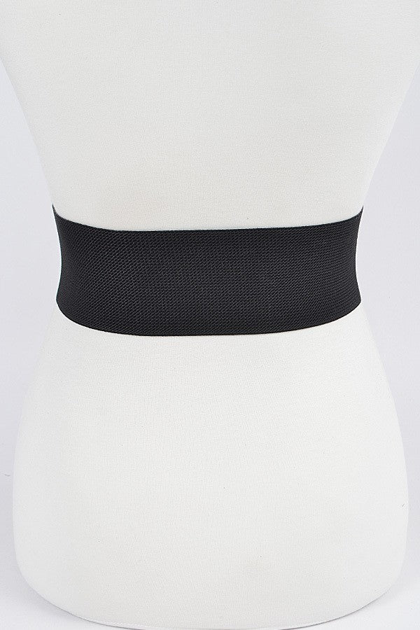 WIDE GOLD CIRCLE BELT-PLUS SIZE FRIENDLY