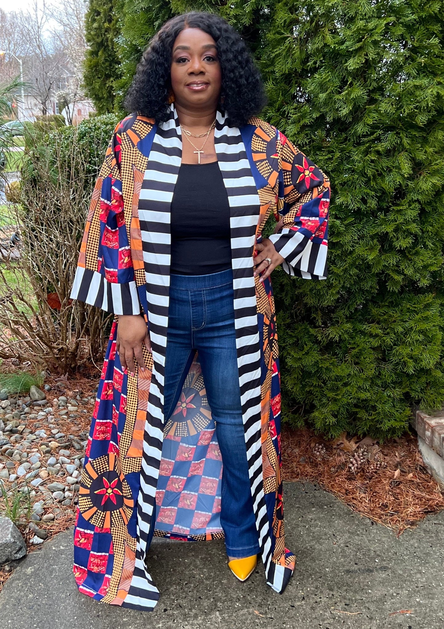 BLUE BLOCKERS KIMONO