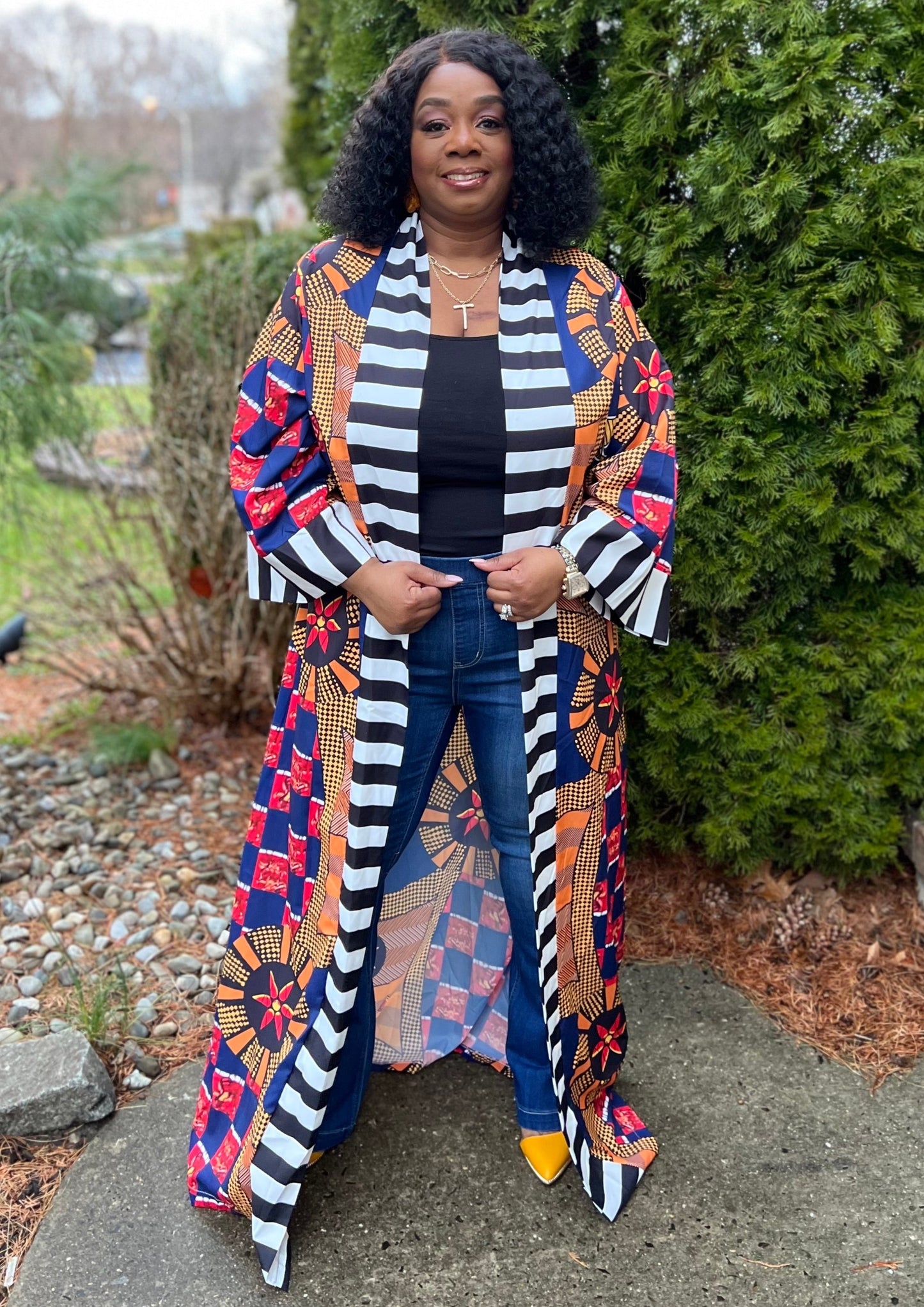 BLUE BLOCKERS KIMONO