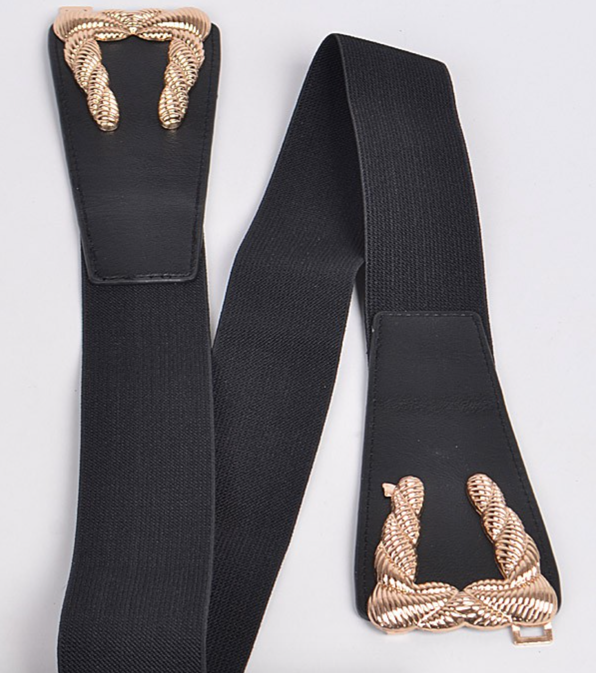 BRAIDED BUCKLE BELT-PLUS SIZE FRIENDLY