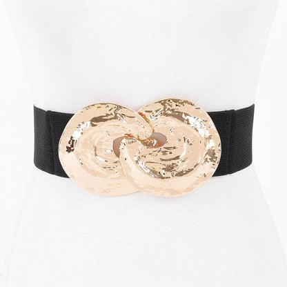 Metal Buckle Stretch Belt