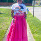RUFFLED MAXI SKIRT
