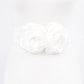 Double Satin Flower Elastic Belt