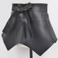 Faux Leather Skirt Belt
