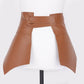 Faux Leather Skirt Belt