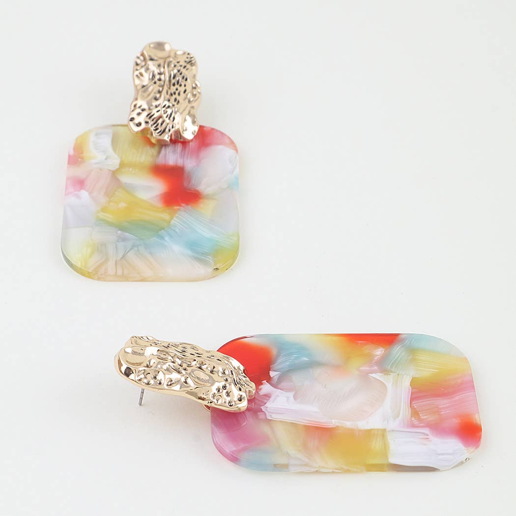 Pastel Grain Fashion Earrings