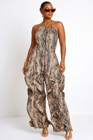 RIPPLE EFFECT JUMPSUIT PRINT