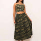 Camo Midi Skirt