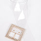 SQUARE CLEAR RHINESTONE BELT