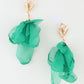 Blossoming Rose Drop Earrings
