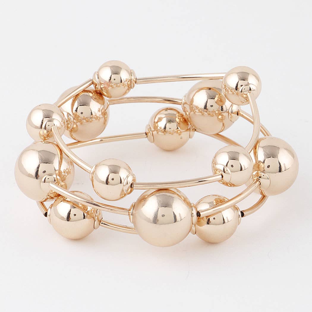 Triple Beaded Bracelet
