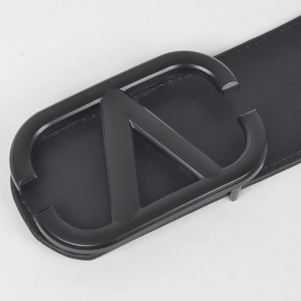 Color Metal Buckle Elastic Belt