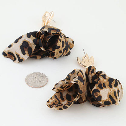Blossoming Rose Drop Earrings