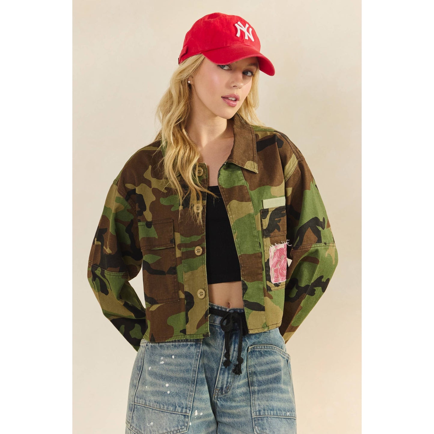 Camo Contrast Jacket