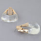 Modern Transparent Loop Earrings