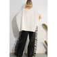 ORGANZA RUFFLE SIDE PANTS
