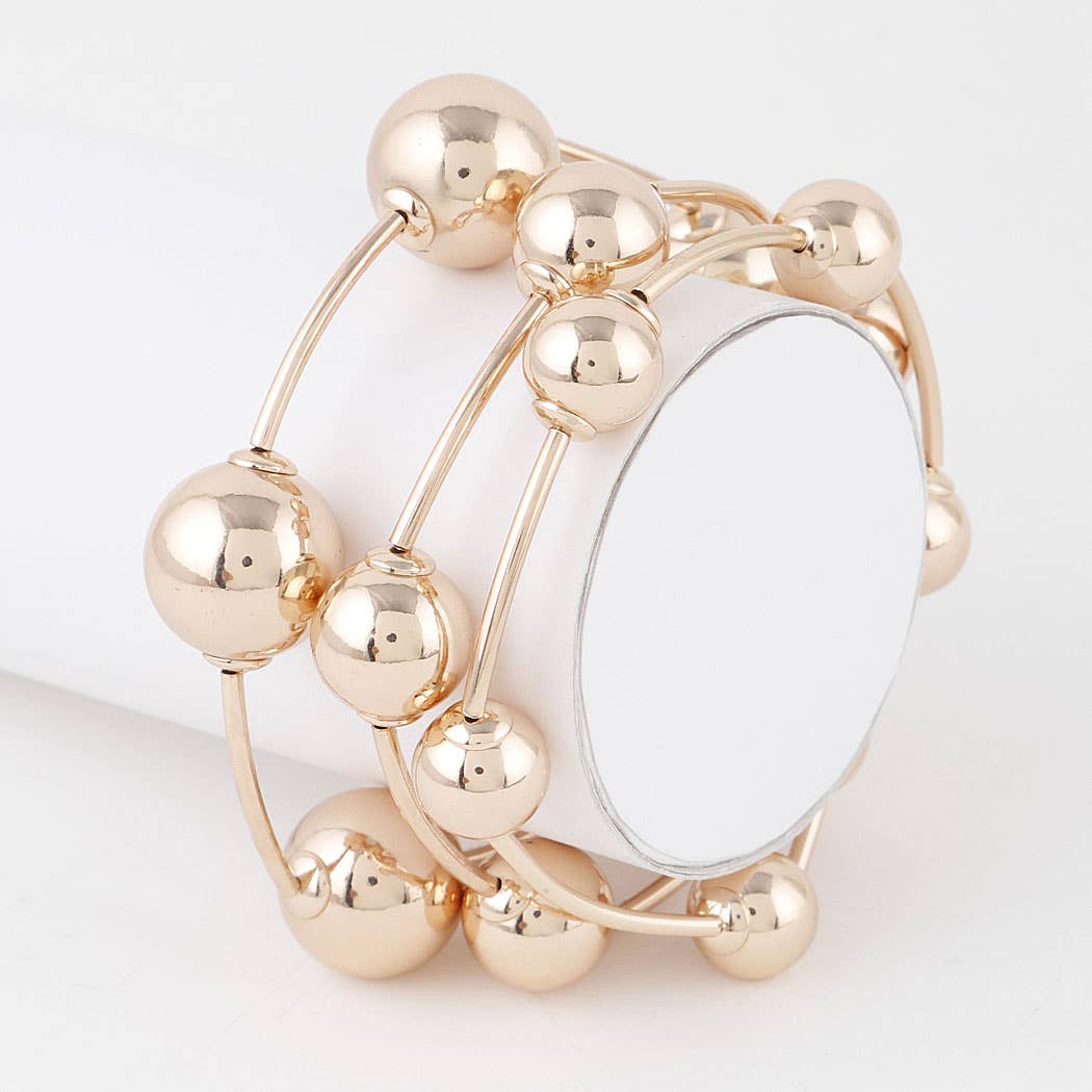 Triple Beaded Bracelet