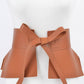 Faux Leather Skirt Belt