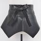 Faux Leather Skirt Belt