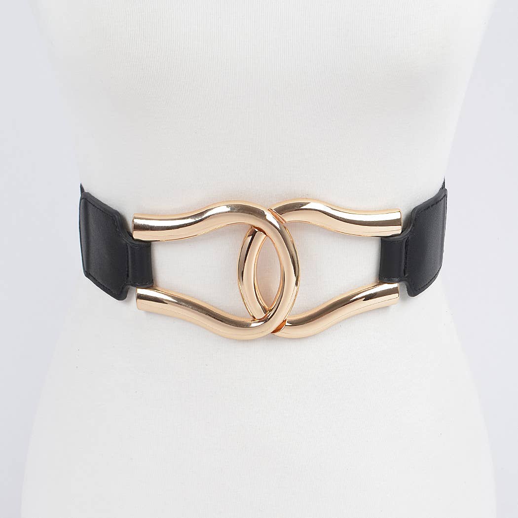 Metal Buckle Elastic Belt