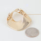 Polished Ripple Twist Brooch