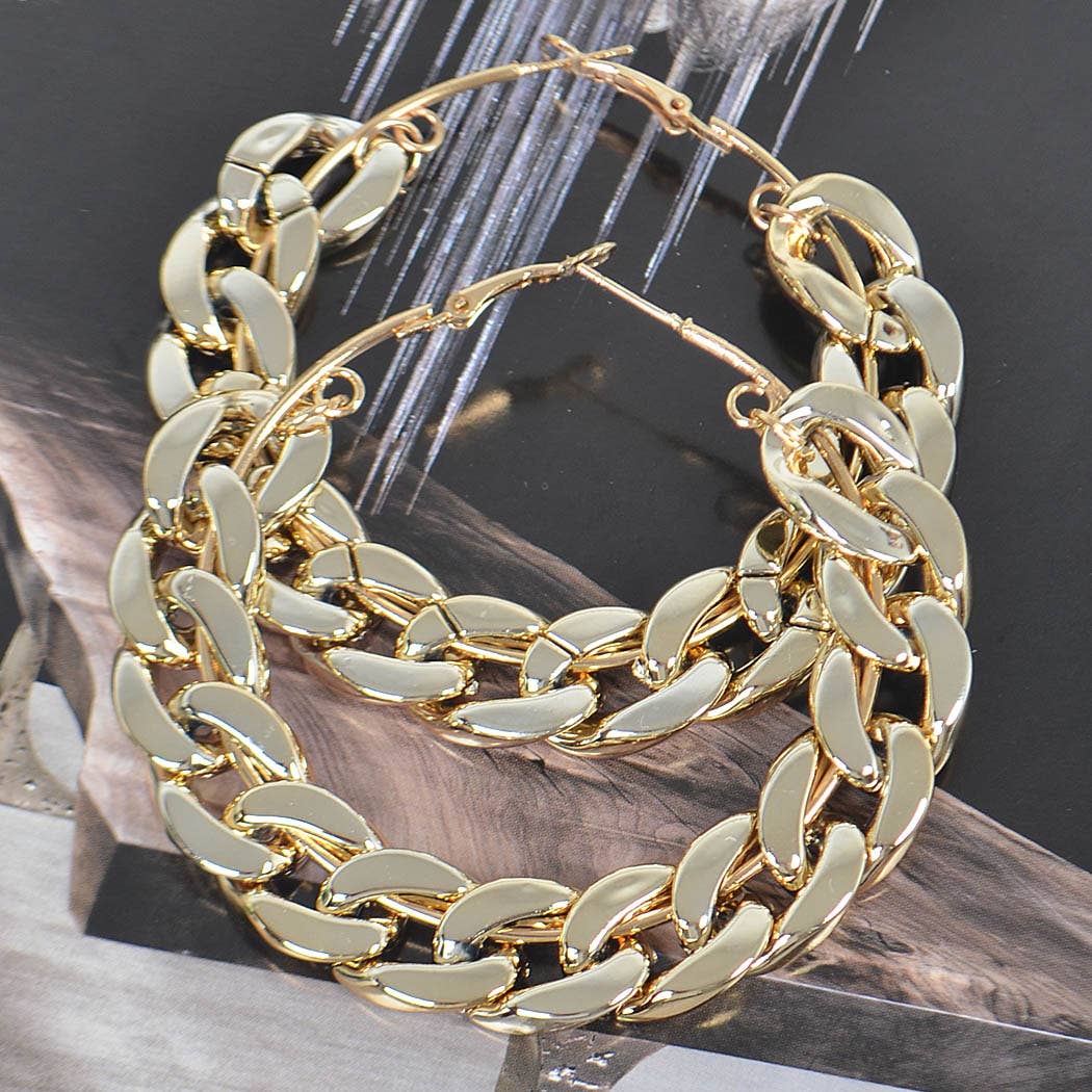 60MM Chain Hoop Earring