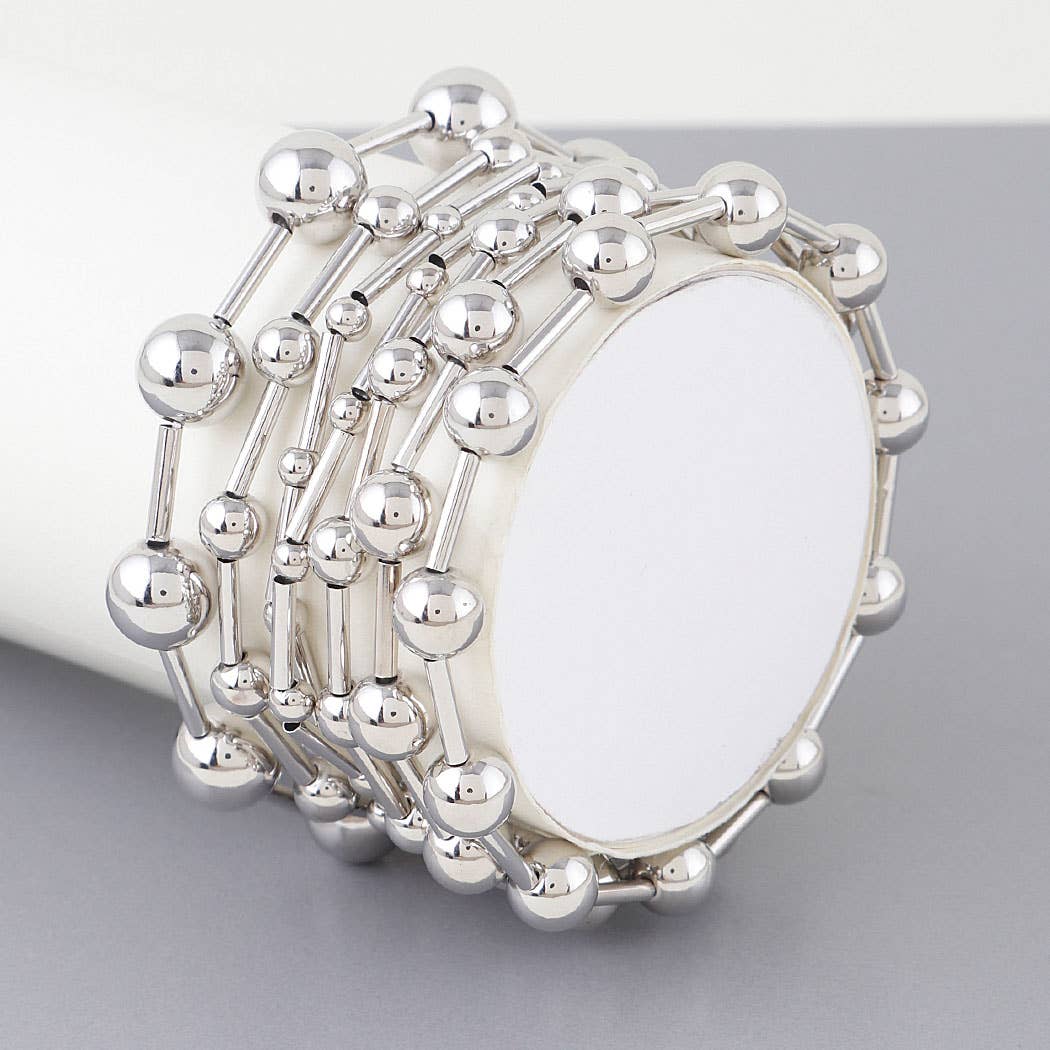 Multi Beaded Bar Bracelet