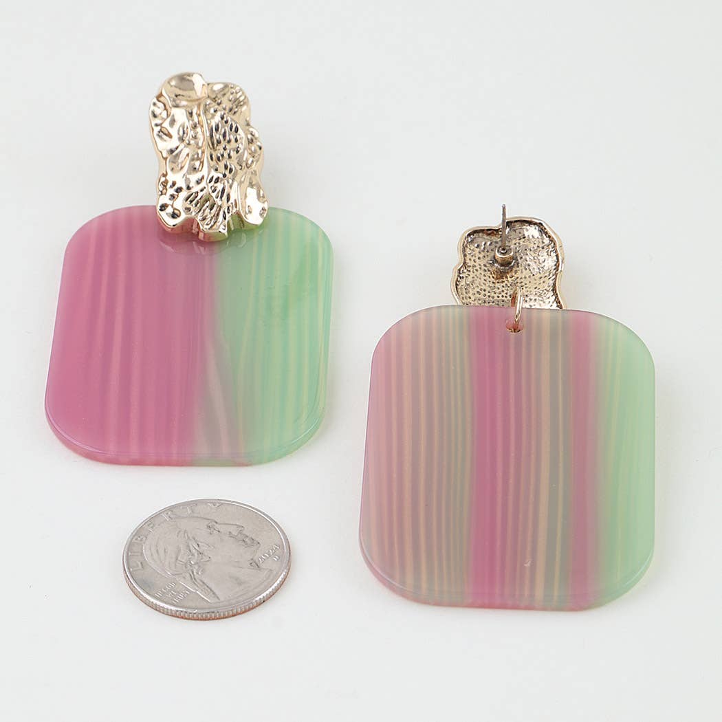 Pastel Grain Fashion Earrings
