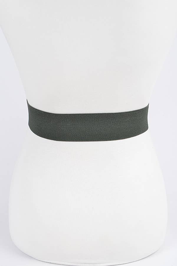 Metal Buckle Elastic Belt