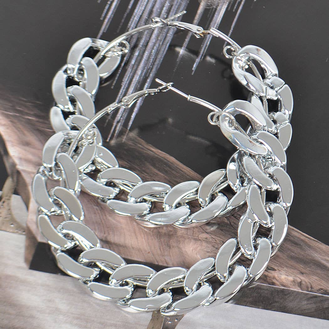 60MM Chain Hoop Earring
