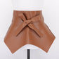 Faux Leather Skirt Belt