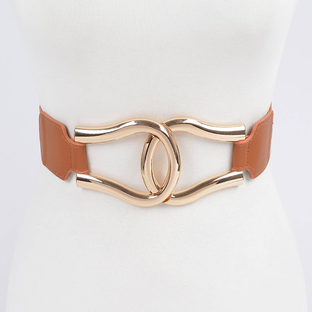 Metal Buckle Elastic Belt