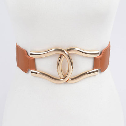 Metal Buckle Elastic Belt